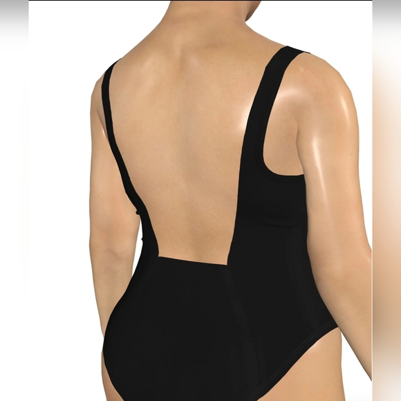NIKE Essentials Black U-Back Plus Sz One-Piece Swimsuit 3x - Picture 2 of 8